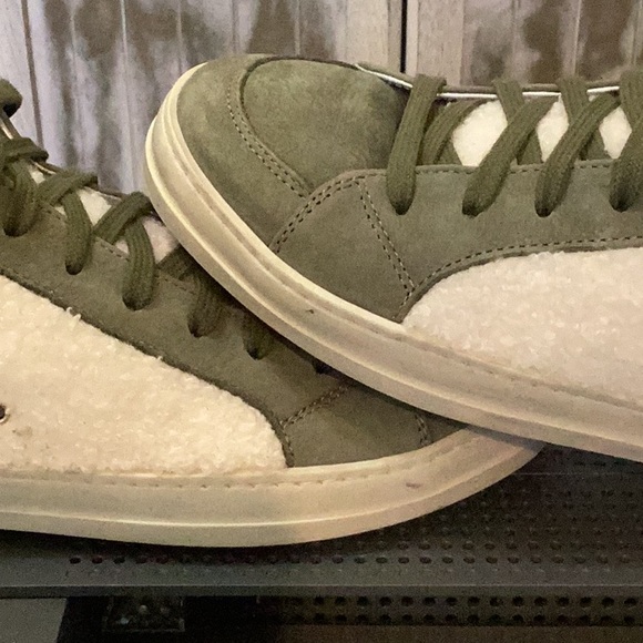 P448 like new sz. 39 Sherpa & leather sneakers - Picture 13 of 15